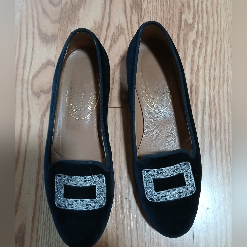 Stubbs & Wootton Loafers with Silver Accent Sz 8